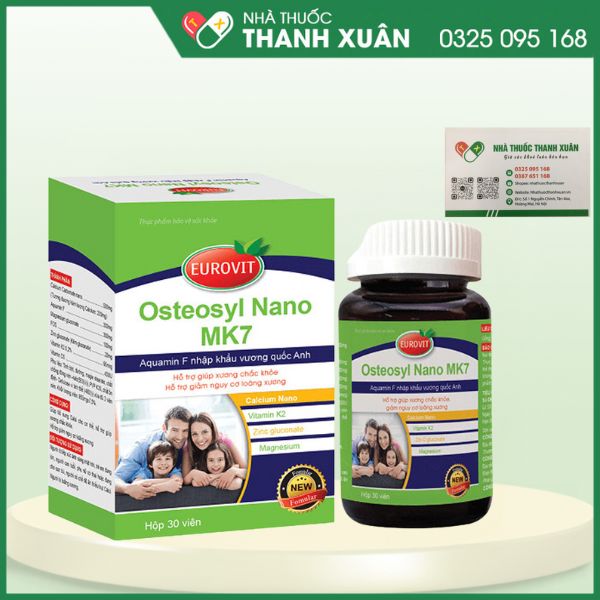 Osteosyl Nano MK7 - Bổ sung Calci cho cơ thể, hỗ trợ giúp xương chắc khỏe